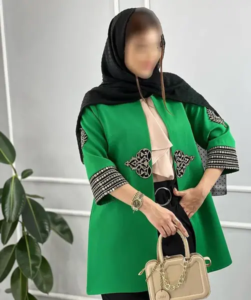 عکس مانتو سنتی کوتاه