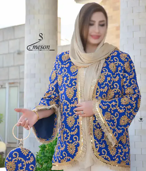 عکس مانتو سنتی کوتاه