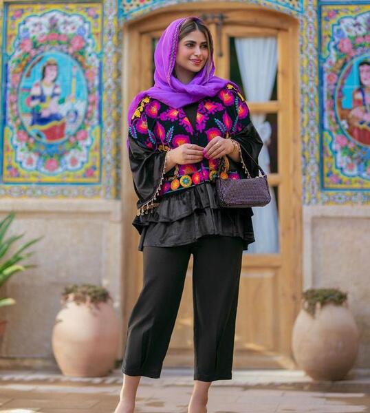 عکس مانتو سنتی دخترانه
