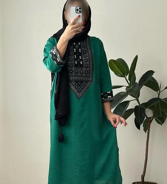عکس مانتو سنتی جلو بسته