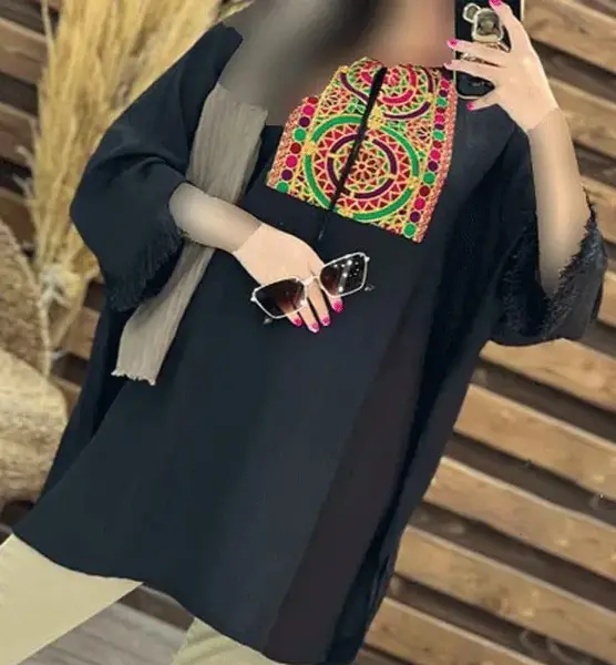 عکس مانتو سنتی جلو بسته