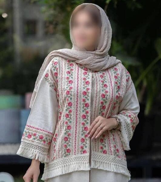 عکس مانتو سنتی جلو بسته