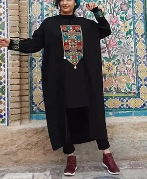 عکس مانتو سنتی بلند