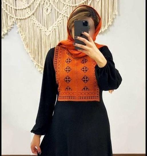 عکس مانتو سنتی مشکی