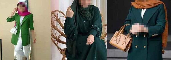 عکس مانتو سبز دخترانه