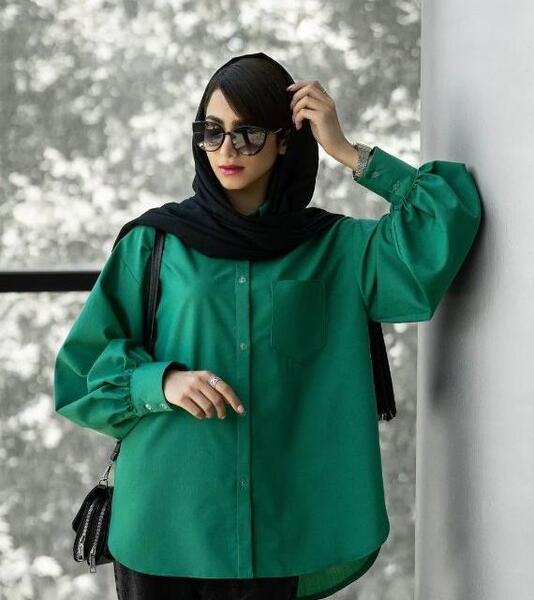 عکس مانتو سبز دخترانه