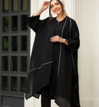 عکس مانتو مشکی دخترانه برای محرم