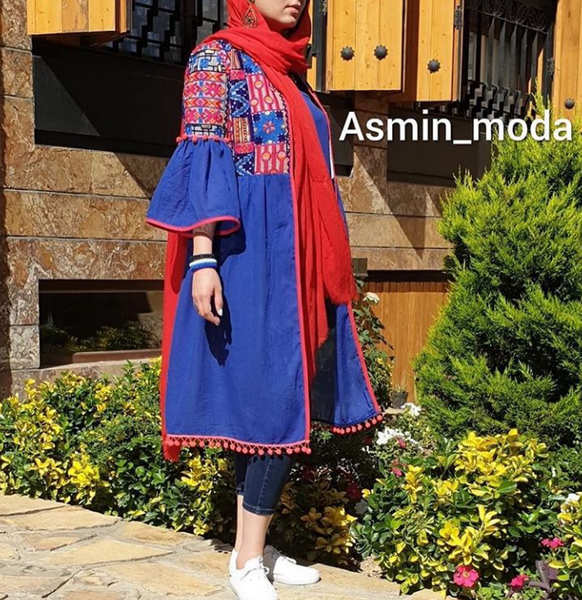 عکس مانتو دخترانه برای عید نوروز
