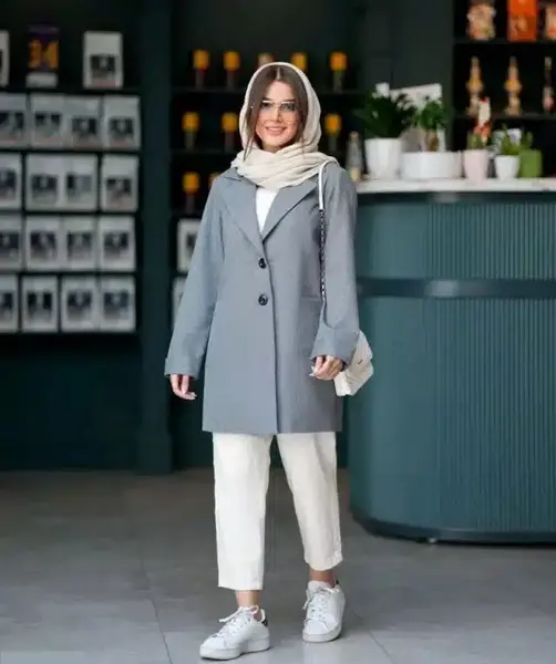 عکس مدل مانتو کوتاه جدید پاییزی