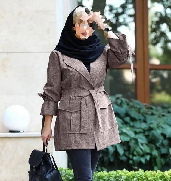 عکس مدل مانتو کوتاه جدید پاییزی