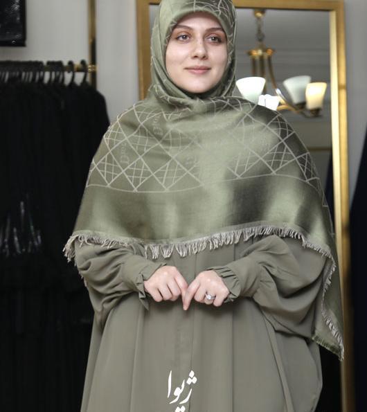 عکس مدل مانتو عبایی جدید جلو باز