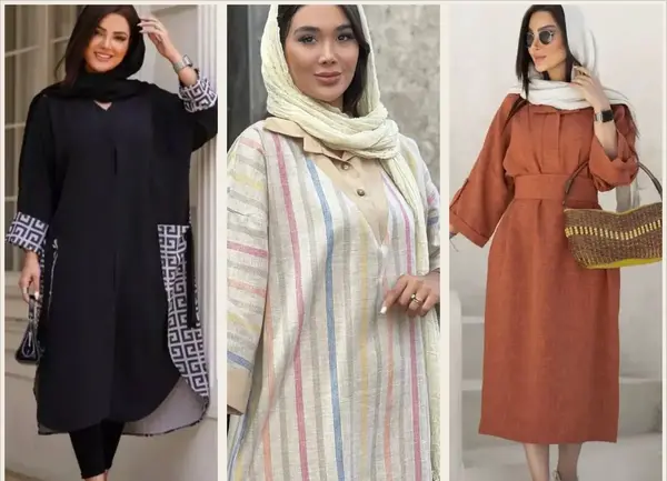 عکس مدل مانتو جدید جلو بسته شیک زنانه