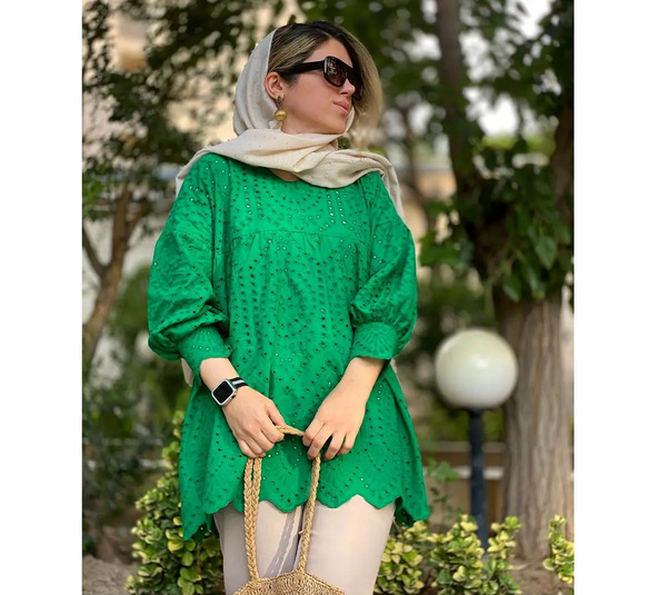 عکس مدل مانتو جدید جلو بسته دخترانه شیک