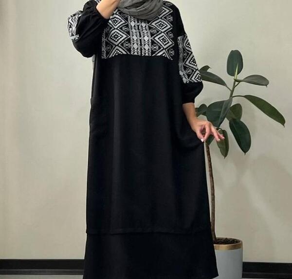 عکس مدل مانتو جدید بلند جلو بسته دخترانه شیک
