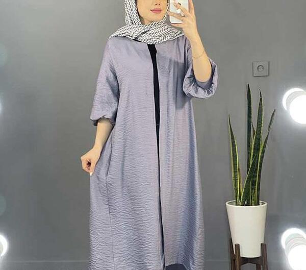 عکس مدل مانتو جدید زنانه بلند جلو باز