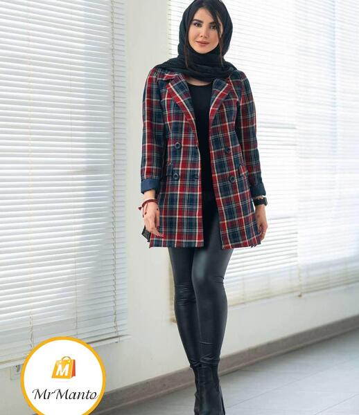 عکس مدل مانتو کتی جدید چهارخونه