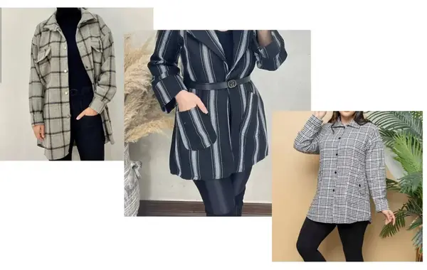 عکس مدل مانتو کتی جدید چهارخونه