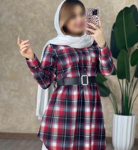 عکس مدل مانتو چهارخونه جدید تابستانه