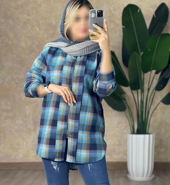 عکس مدل مانتو چهارخونه جدید تابستانه