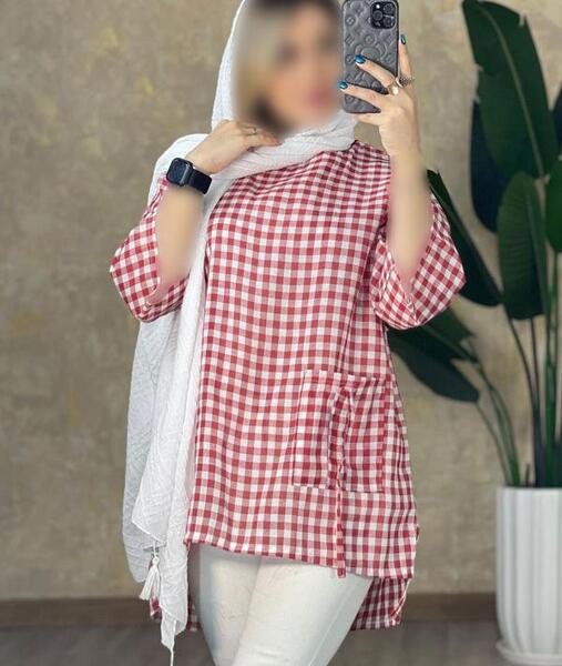 عکس مدل مانتو چهارخونه جدید۱۴۰۲
