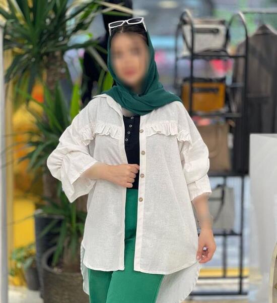 عکس مدل مانتو چین دار جدید کوتاه
