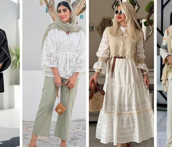 عکس مدل مانتو نخی چین دار جدید