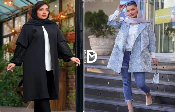 عکس مدل مانتو جدید افراد چاق