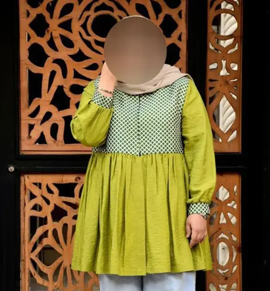 عکس مدل مانتو جدید افراد چاق