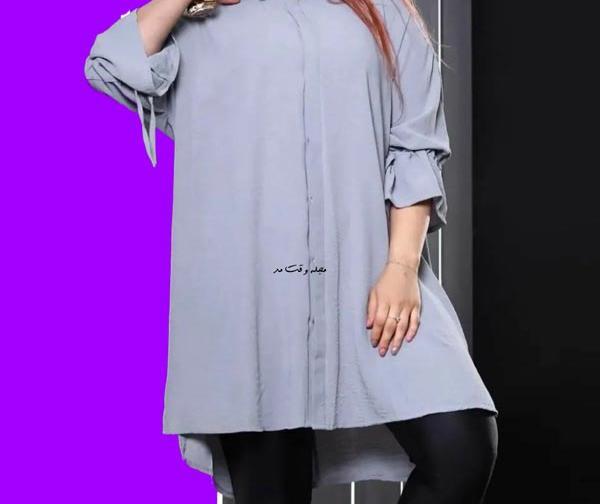 عکس مدل مانتو جدید برای افراد چاق شکم دار