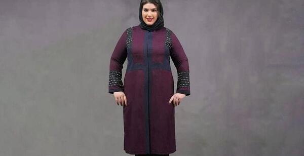 عکس مدل مانتو زنانه چاق جدید