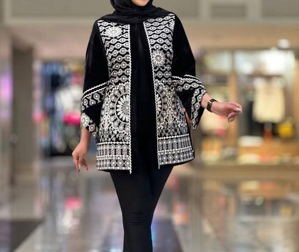 عکس مدل مانتو جدید رنگ سال ۱۴۰۳