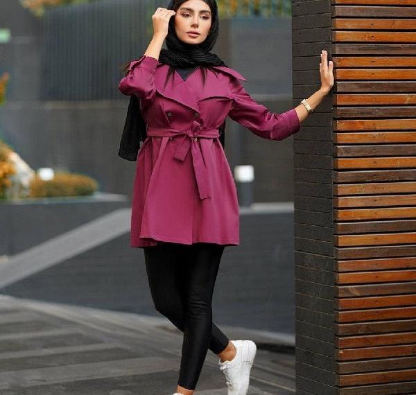 عکس مدل مانتو جدید رنگ سال ۱۴۰۲