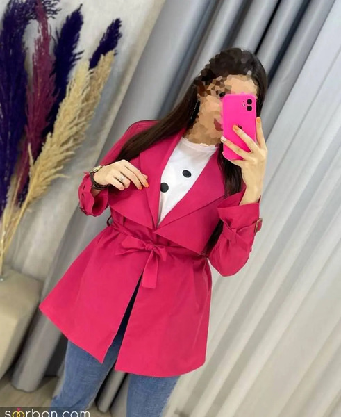 عکس مدل مانتو جدید رنگ سال ۱۴۰۲