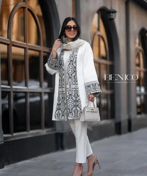 عکس مدل مانتو جدید رنگ سال ۱۴۰۲