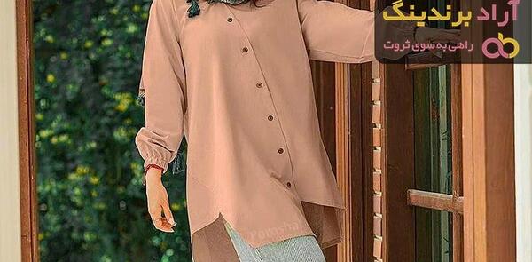 عکس مدل مانتو جدید راه راه نخی