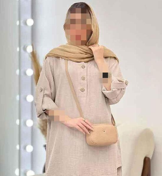 عکس مدل مانتو لنین جدید راه راه