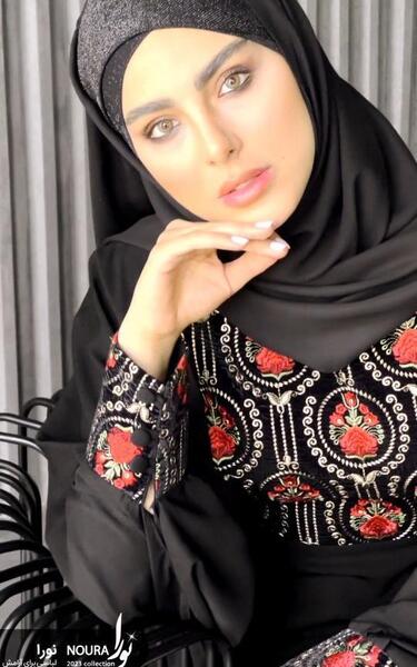عکس مدل مانتو عبایی عربی جدید
