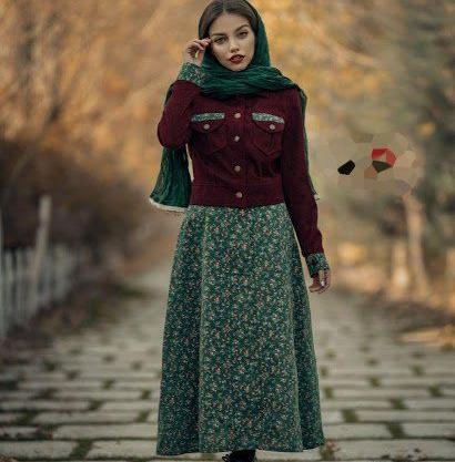 عکس مدل مانتو مخمل گلدار جدید