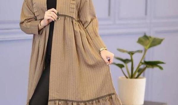 عکس مدل مانتو نخی جدید گلدار