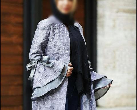 عکس مدل مانتو جدید با پارچه گیپور