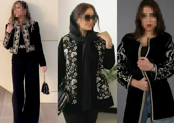 عکس مدل مانتو جدید مشکی کوتاه