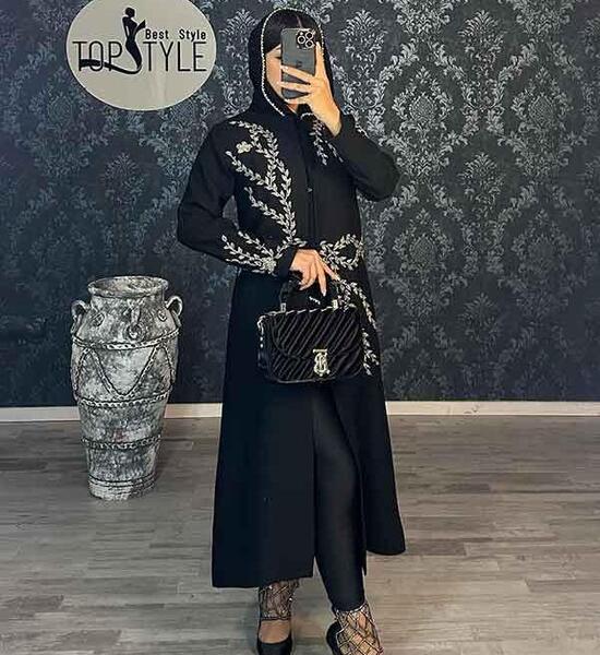 عکس مدل مانتو مجلسی جدید و شیک و کارشده