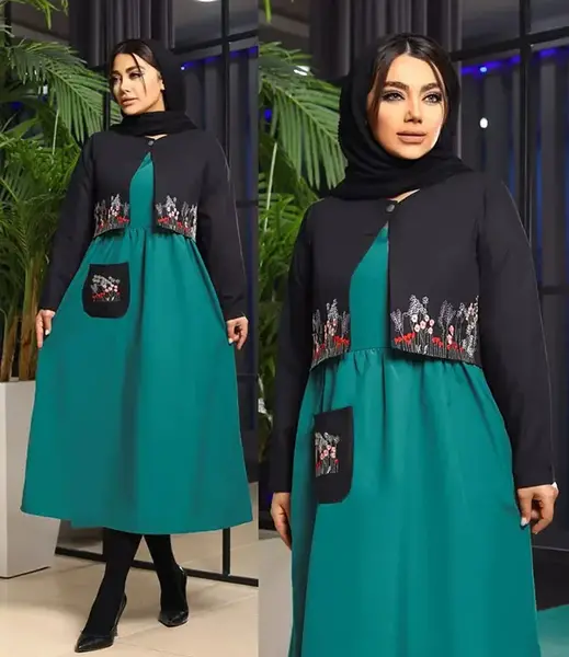 عکس مدل مانتو جدید و به روز بلند مجلسی