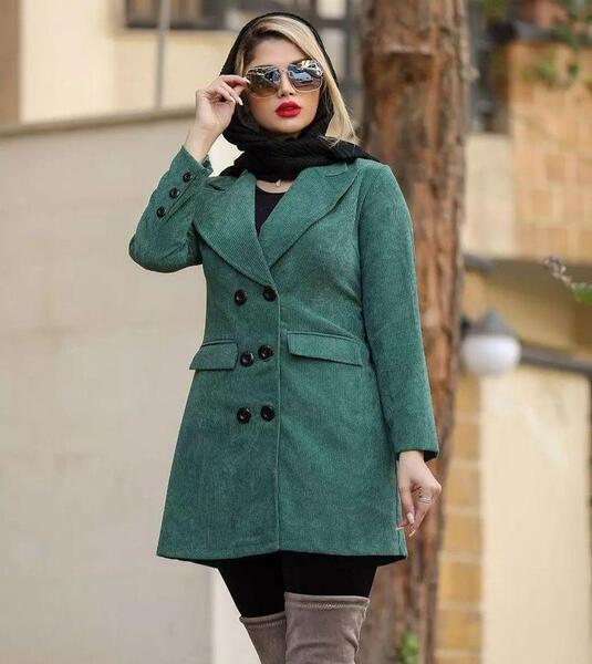 عکس مدل مانتو جدید مخمل کبریتی