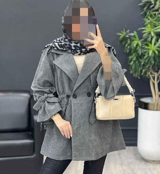 عکس مدل مانتو جدید مخمل کبریتی