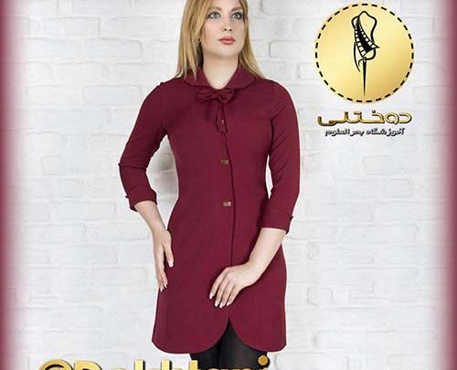 عکس مدل مانتو یقه گرد جدید