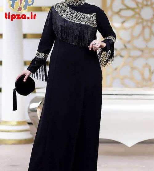 عکس مدل مانتو بلند شیک و مجلسی جدید