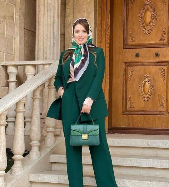 عکس مدل مانتو جدید با یقه انگلیسی
