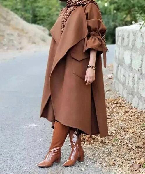 عکس مدل مانتو جدید مخمل کوبیده