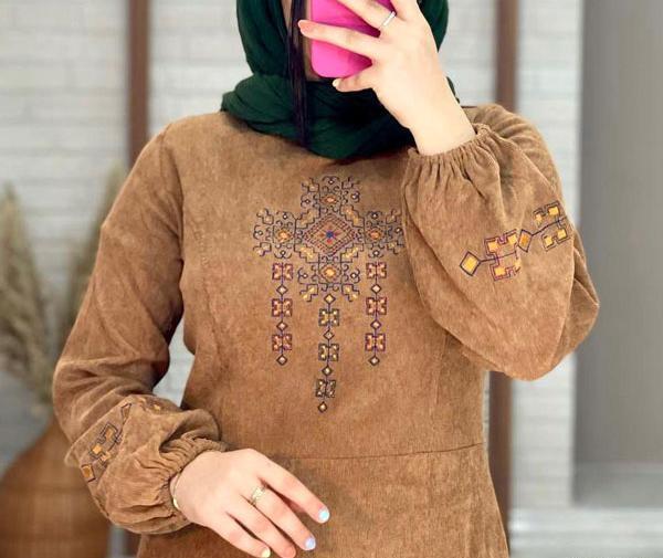 عکس مدل مانتو مخمل جدید در اینستاگرام